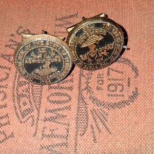 Vintage State Of Tennessee Agricultute & Commerce Cufflinks